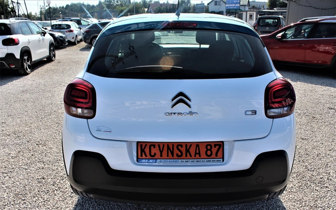 Citroen C3 cena 58900 przebieg: 13444, rok produkcji 2020 z Międzylesie małe 407
